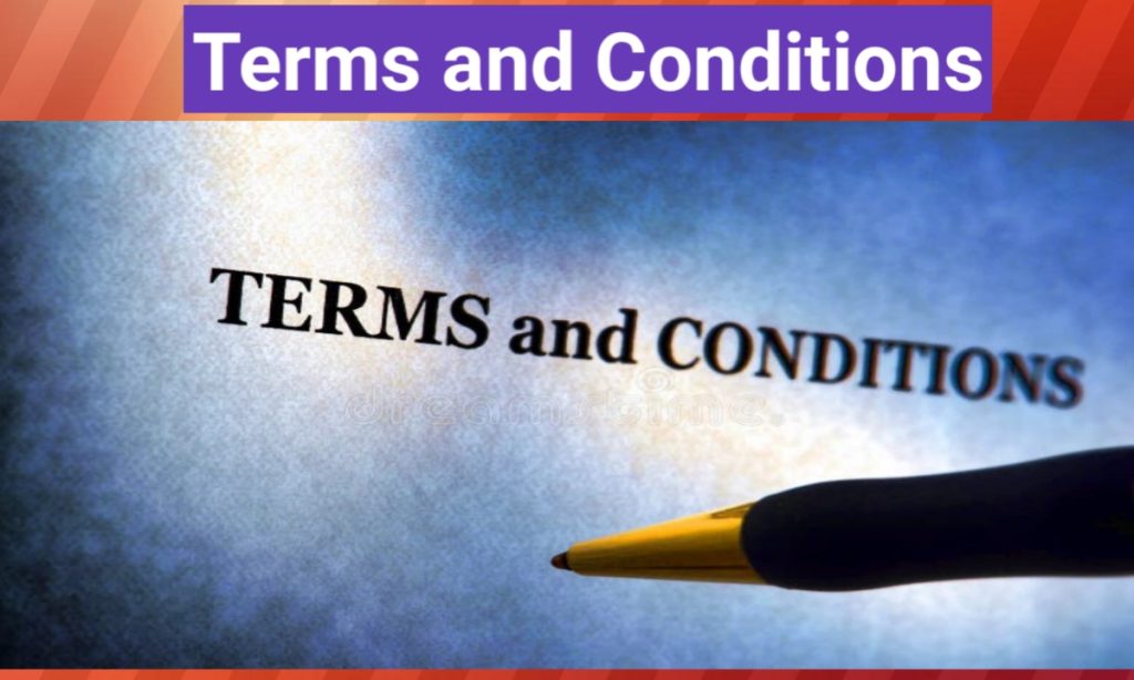 Terms And Conditions