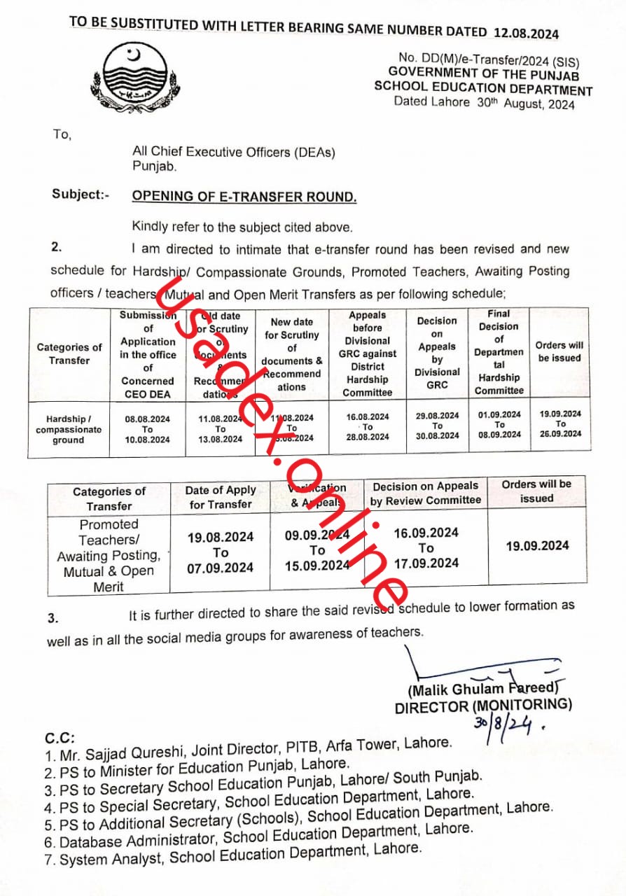 Understanding E-Transfer Rounds